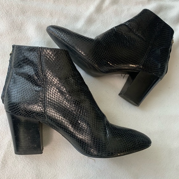 Zara | black ankle boots - Picture 1 of 12